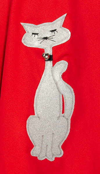 Red Kitty Proper Circle Skirt Cats Like Us
