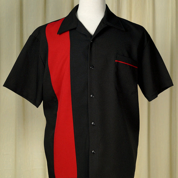 Red Poplin Single Panel Shirt Cats Like Us