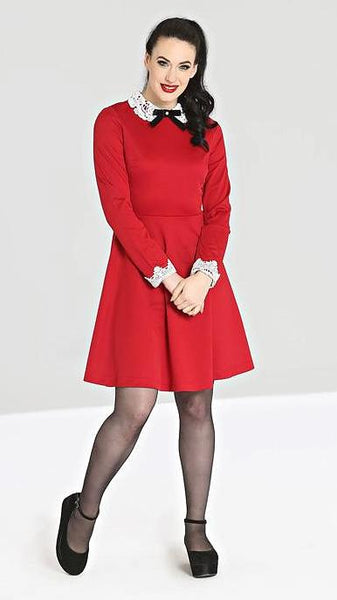 Red Ricci Lace Dress Cats Like Us
