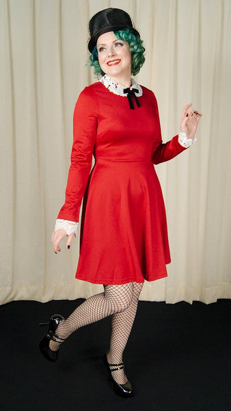 Red Ricci Lace Dress Cats Like Us