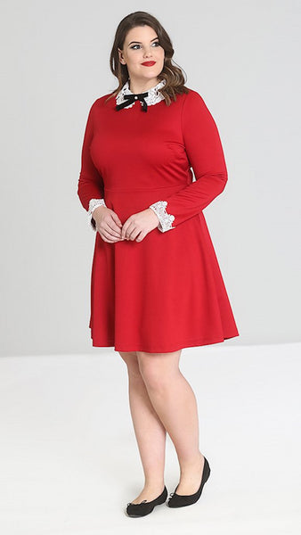 Red Ricci Lace Dress Cats Like Us