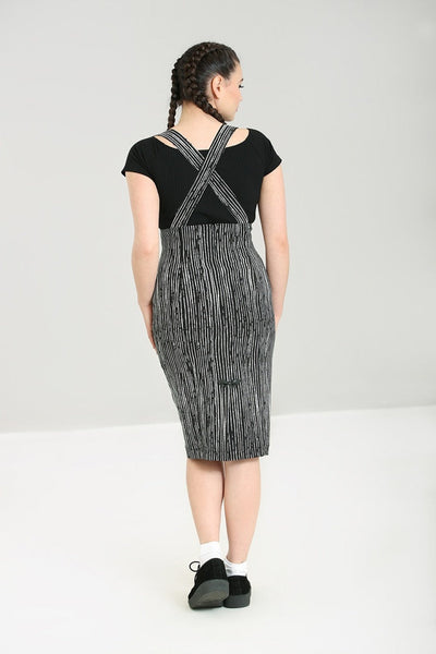 Regan Pinafore Pencil Skirt Cats Like Us