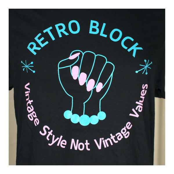 Retro Block Vintage Style T Cats Like Us