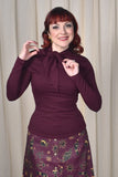 VooDoo Vixen Retro Doll Tie Top