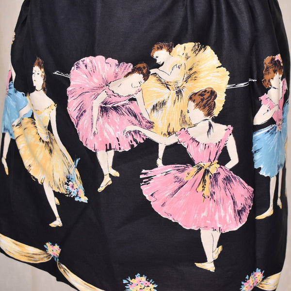 Reversible Ballerina Vintage Apron Cats Like Us