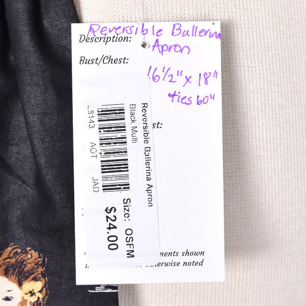 Reversible Ballerina Vintage Apron Cats Like Us