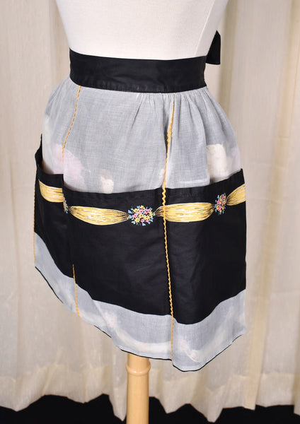 Reversible Ballerina Vintage Apron Cats Like Us