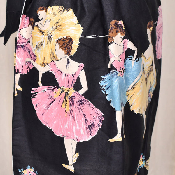 Reversible Ballerina Vintage Apron Cats Like Us