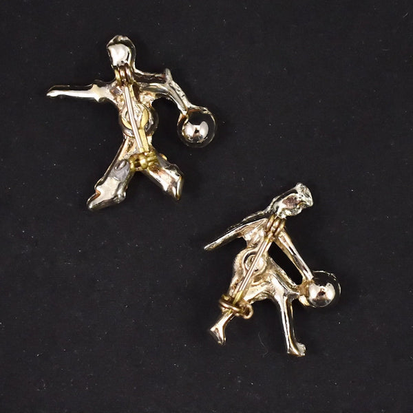 Rhinestone Bowler Scatter Pins Cats Like Us