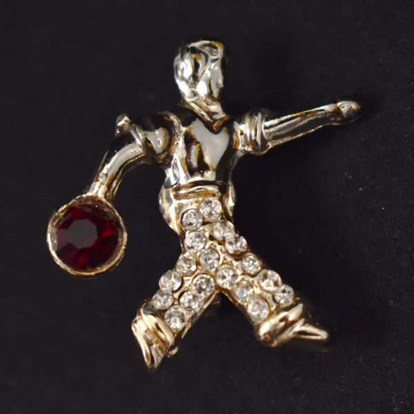 Rhinestone Bowler Scatter Pins Cats Like Us