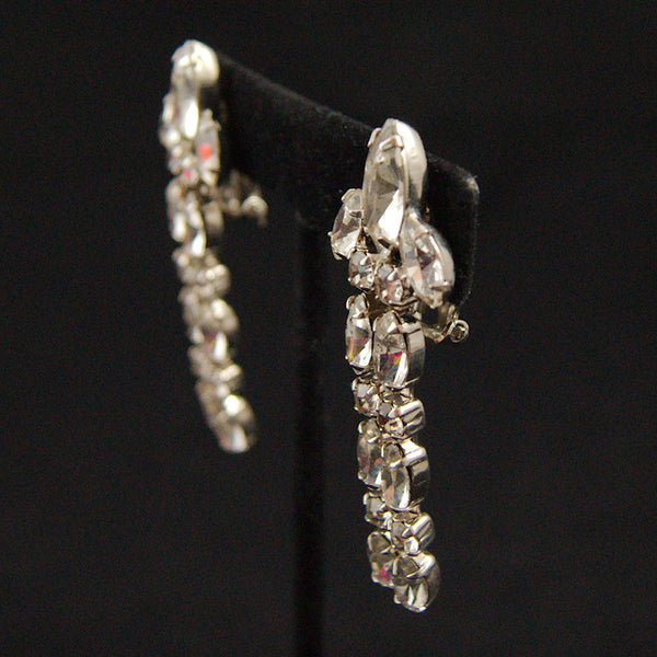 Rhinestone Dangling Earrings Cats Like Us