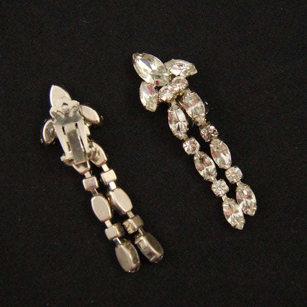 Rhinestone Dangling Earrings Cats Like Us