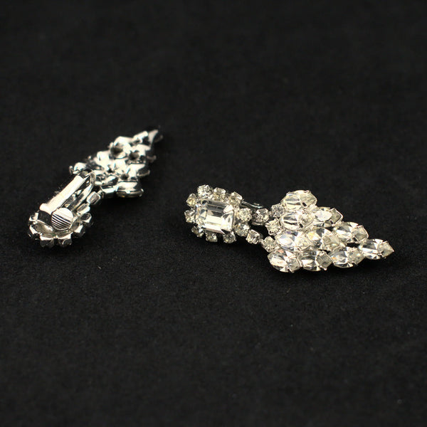 Rhinestone Grape Vintage Earrings Cats Like Us