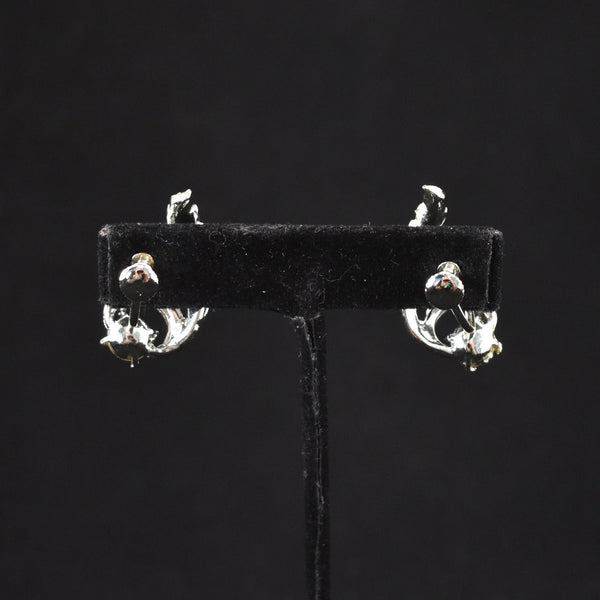 Rhinestone Leaf Jewelry Set Cats Like Us
