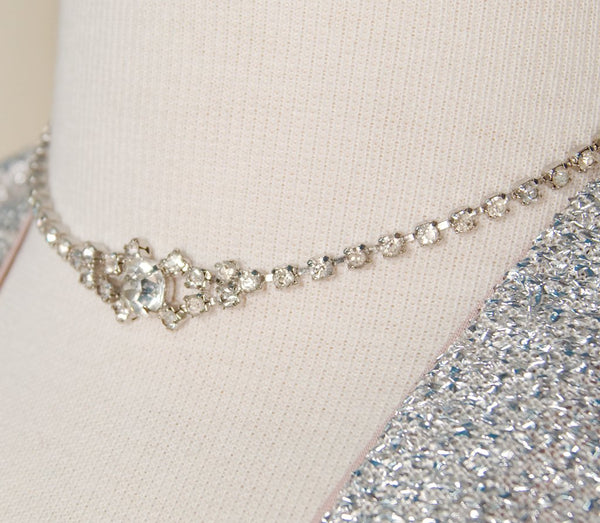 Rhinestone Necklace & Bracelet Cats Like Us