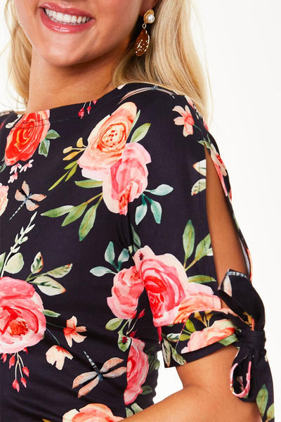 Rosalee Roses Tie Top Cats Like Us