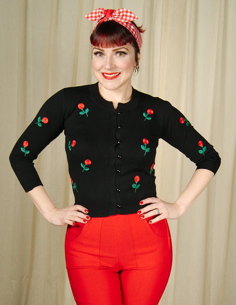 Rose Swirl Cardigan Cats Like Us