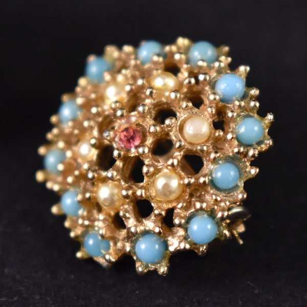 Round Bead Vintage Scatter Pins Cats Like Us