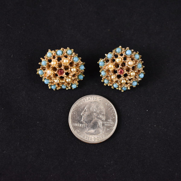 Round Bead Vintage Scatter Pins Cats Like Us