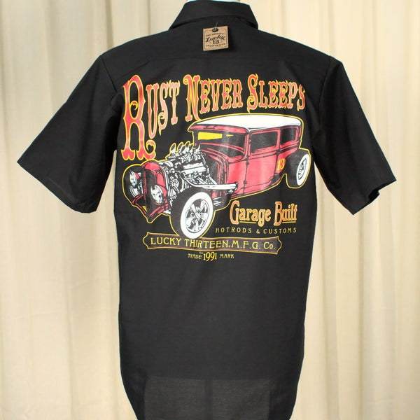 Rust Never Sleeps Work Shirt Cats Like Us