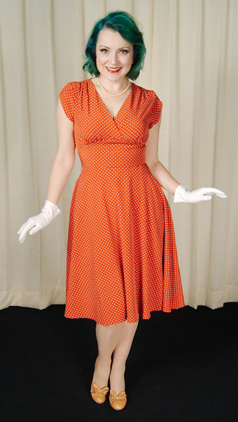 Rustie Polka Dot Swing Dress Cats Like Us