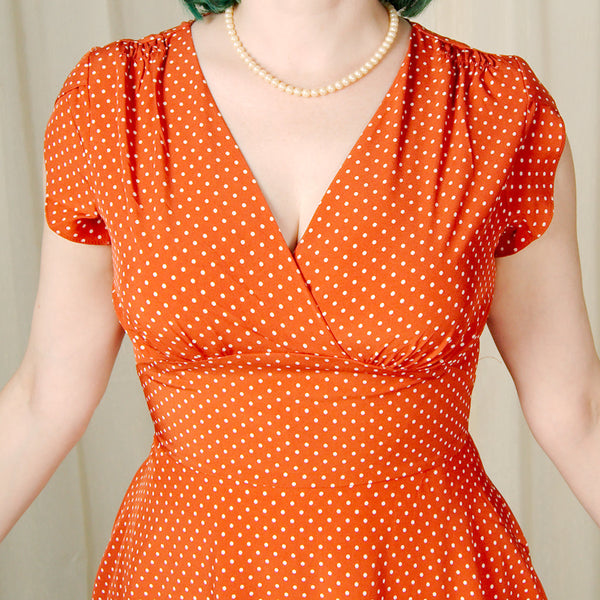 Rustie Polka Dot Swing Dress Cats Like Us