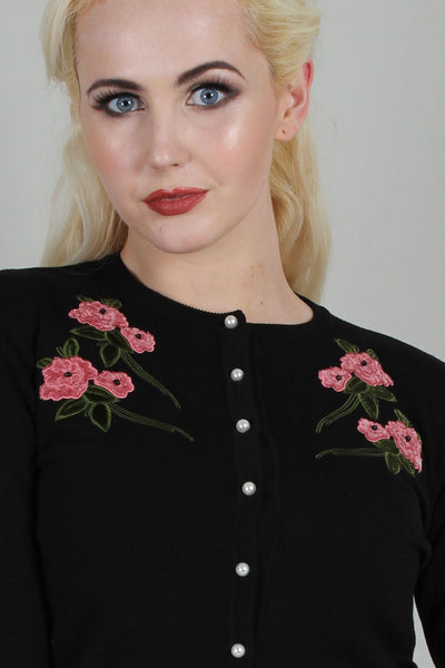 Sabrina Floral Cardigan Cats Like Us