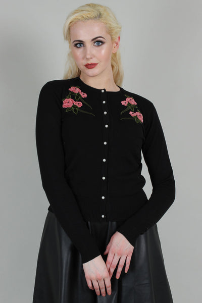 Sabrina Floral Cardigan Cats Like Us