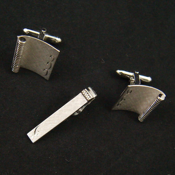 Sails Cufflinks & Tie Bar Set Cats Like Us