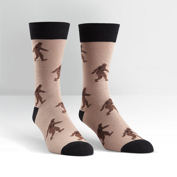 Sasquatch Crew Socks Cats Like Us