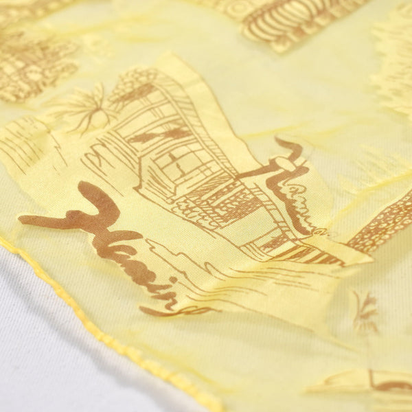 Sheer Las Vegas Vintage Souvenir Scarf Cats Like Us
