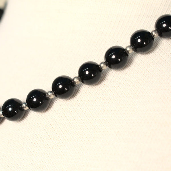 Short Black & Silver Necklace Cats Like Us