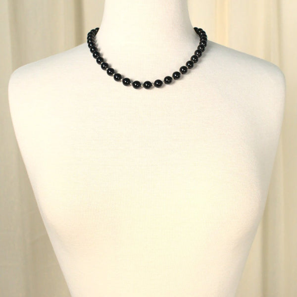 Short Black & Silver Necklace Cats Like Us