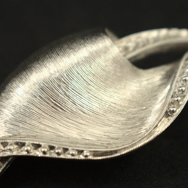 Silver Abstract Sail Brooch Cats Like Us