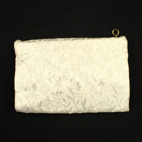 Silver Brocade Change Purse Cats Like Us