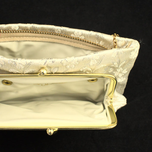 Silver Brocade Change Purse Cats Like Us