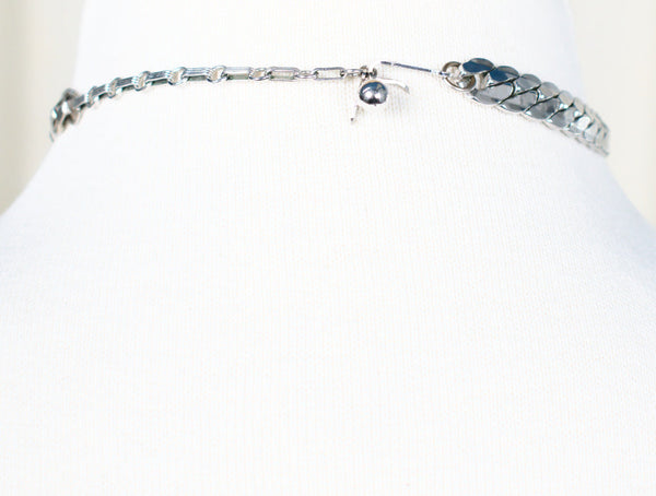 Silver Chain Choker Necklace Cats Like Us