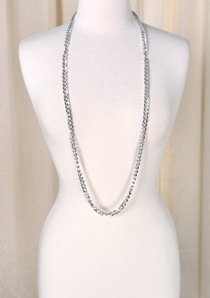 Silver Double Necklace Set Cats Like Us