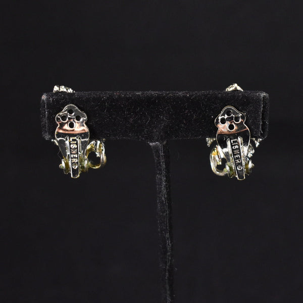 Silver Leaf Lisner Brooch Set Cats Like Us