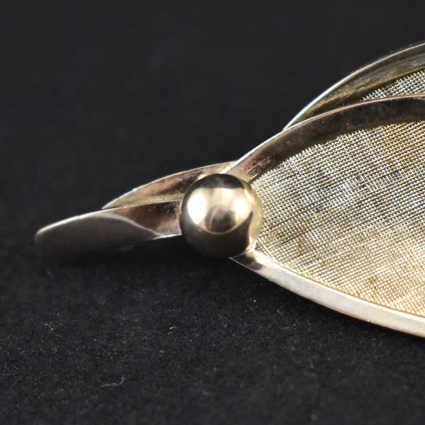 Silver Leaves Brooch Cats Like Us