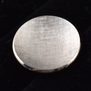 Silver Round Concave Cufflinks Cats Like Us