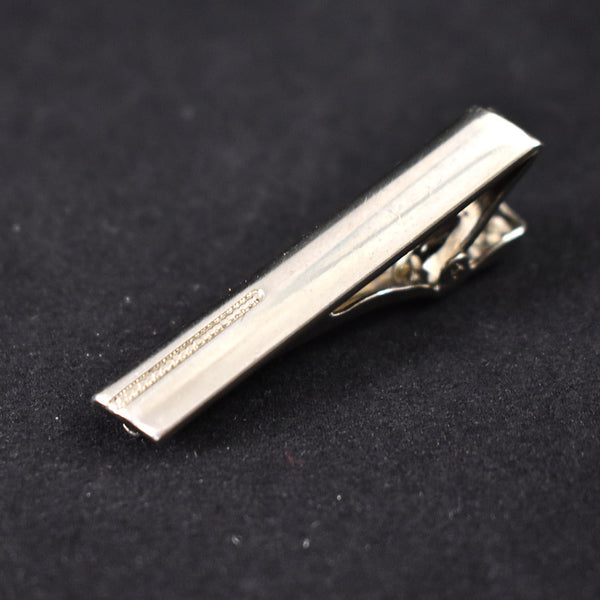 Silvertone Vintage Skinny Tie Bar Cats Like Us