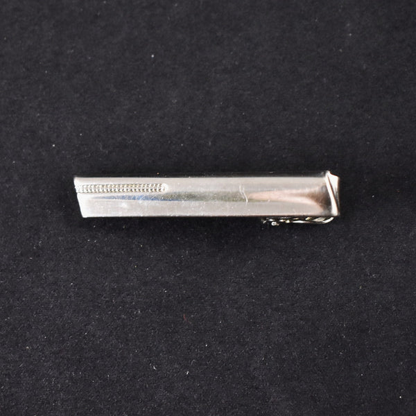 Silvertone Vintage Skinny Tie Bar Cats Like Us