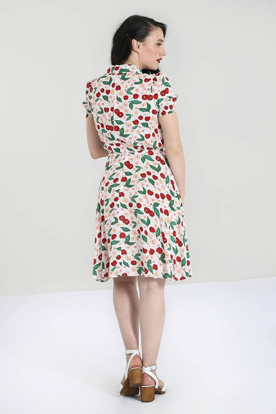 Simona Cherries Shirt Dress Cats Like Us