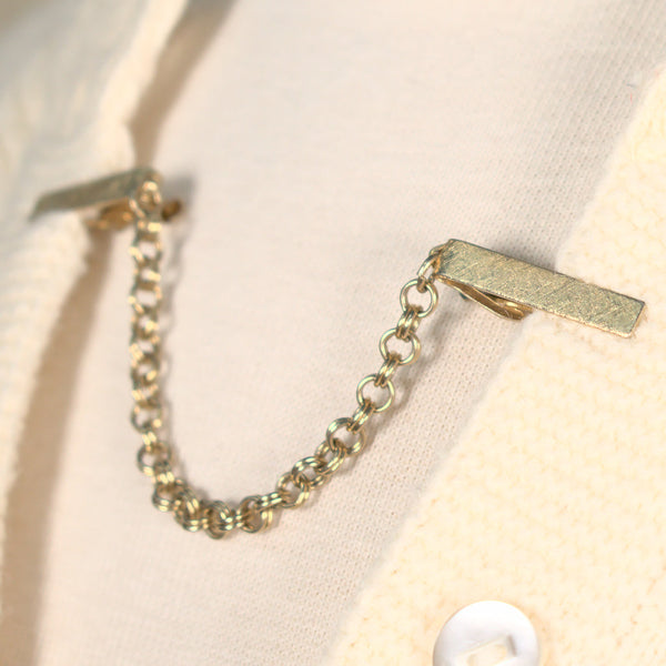 Simple Gold Vintage Sweater Clips Cats Like Us