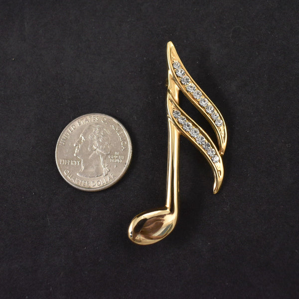Sixteenth Music Note Brooch Cats Like Us
