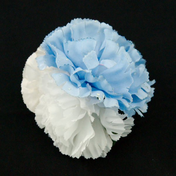 Sky Blue Cluster Flower Pin Cats Like Us