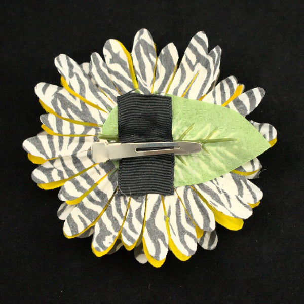 Small Yellow Zebra Hair Flower Cats Like Us