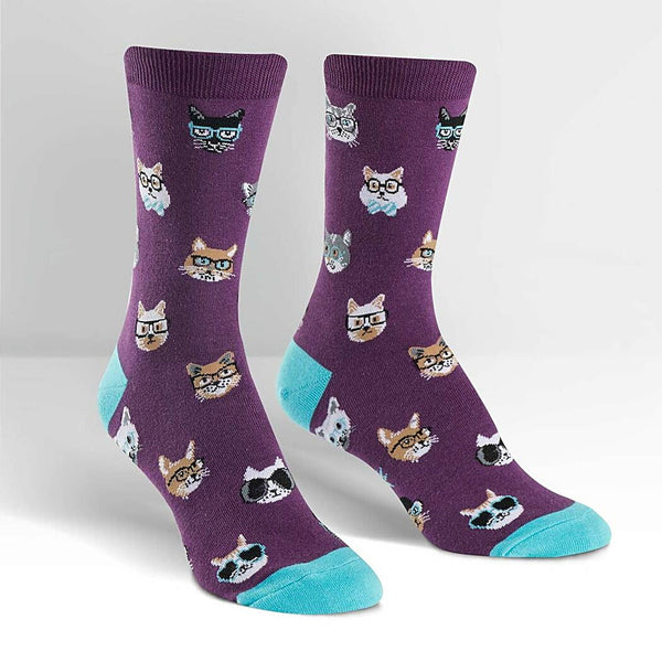 Smarty Cats Crew Socks Cats Like Us