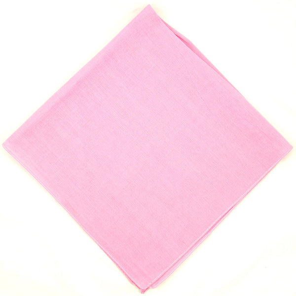 Solid Pink Cotton Bandana Cats Like Us